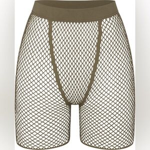 SKIMS Army wrap knit shorts